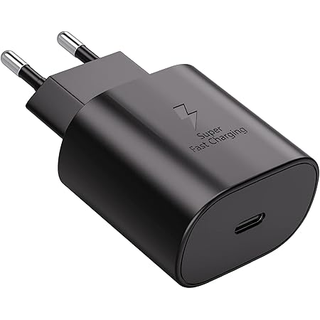 25W Ladegerät USB C Schnellladegerät für Samsung Galaxy S23, S22, S21 Ultra, S21 FE, S20, S10, Note 20, A14, A52S, A53, A54, A72, M43, M53, Z Fold5, Fold5, Super Fast Charging Netzteil Type C